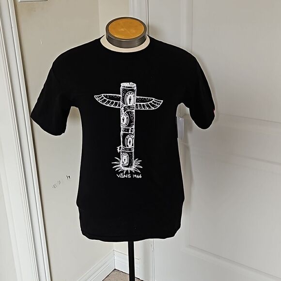 Vans Men's Classic M Wizard Totem Cotton T-shirt Black Small - Picture 6 of 16